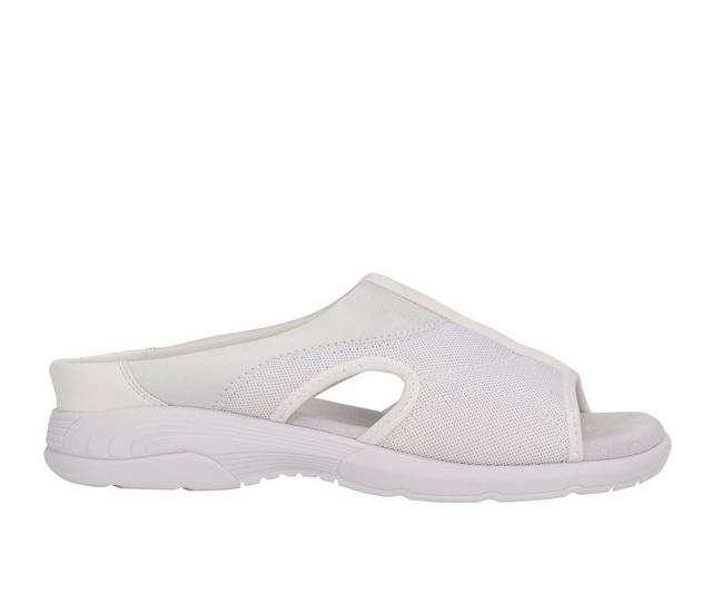 Women's Easy Spirit Tine Sandals in White color