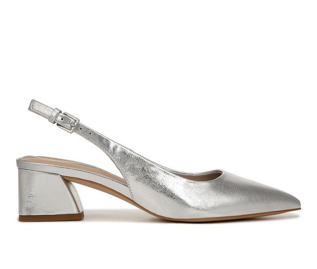 Women's Franco Sarto Racer Pumps in Silver color