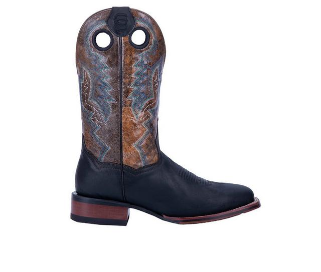 Men's Dan Post DP4558 Cowboy Boots in Black/Brown color