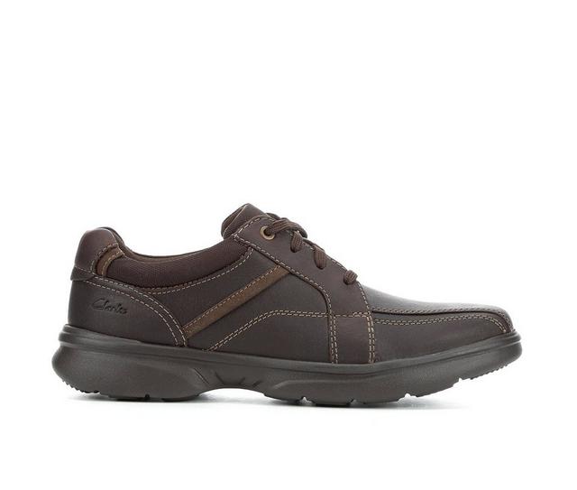 Men's Clarks Bradley Walk Oxfords in Brown Tumbled color