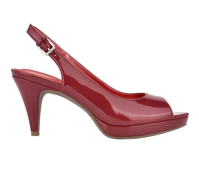 Women's Bandolino Melt Dress Sandals in Rossy Red color