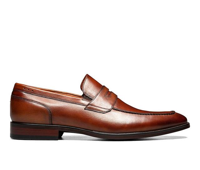 Men's Florsheim Sorrento Penny Loafers in Cognac color