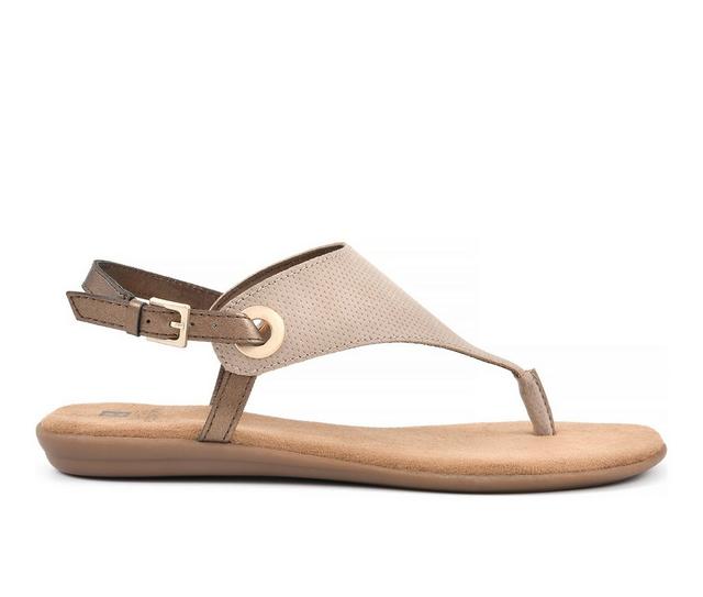 Women's White Mountain London Sandals in Taupe color