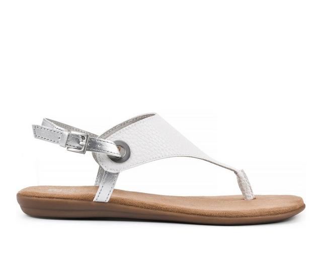 Women's White Mountain London Sandals in White color