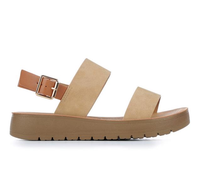 Solanz Remus Sandals in Camel color