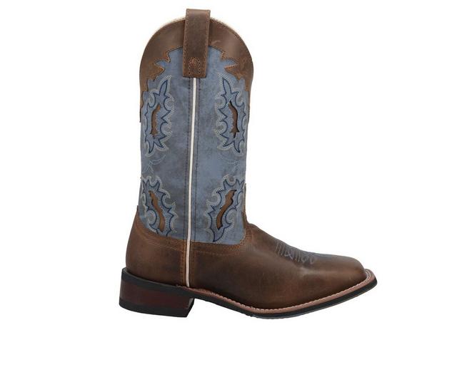 Women's Laredo Western Boots Isla Western Boots in Tan/ Blue Denim color