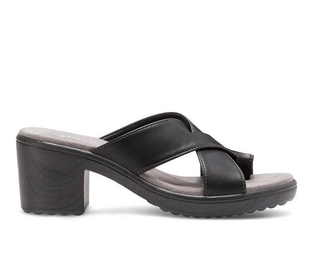 Eastland Liza Dress Sandals in Black color