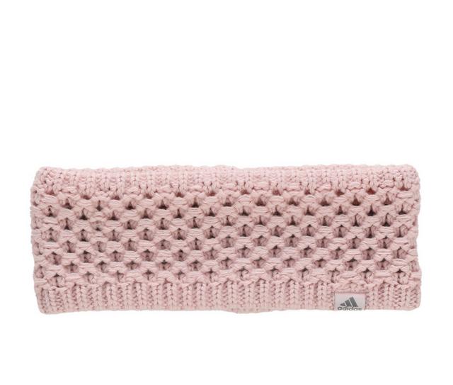 Adidas Womens Crestline Headband in Sandy Pink color