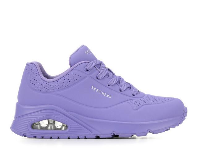 Women's Skechers Street Uno Stand On Air 73690 Wedge Sneakers in Lilac color