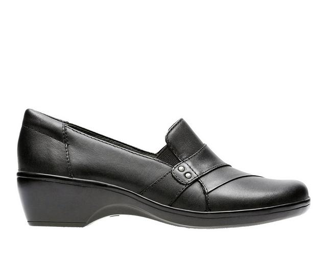 Women's Clarks May Marigold Clogs in Black color