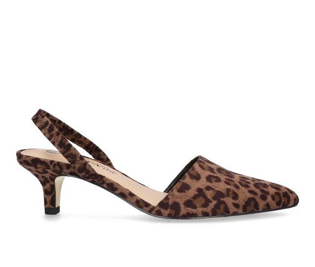 Women's Bella Vita Sarah II Dress Sandals in Leopard Suede color