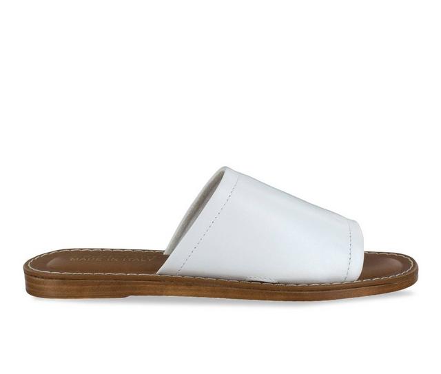 Women's Bella Vita Ros-Italy Sandals in White Leather color