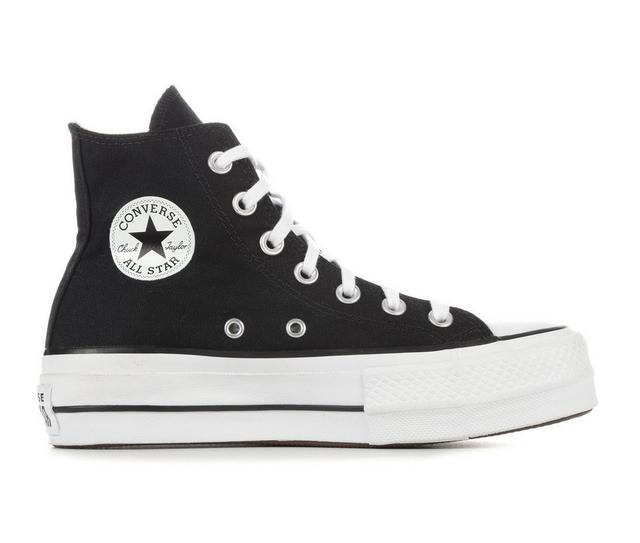 Women's Converse Chuck Taylor All Star Lift Hi High-Top Platform Sneakers in Black/White color