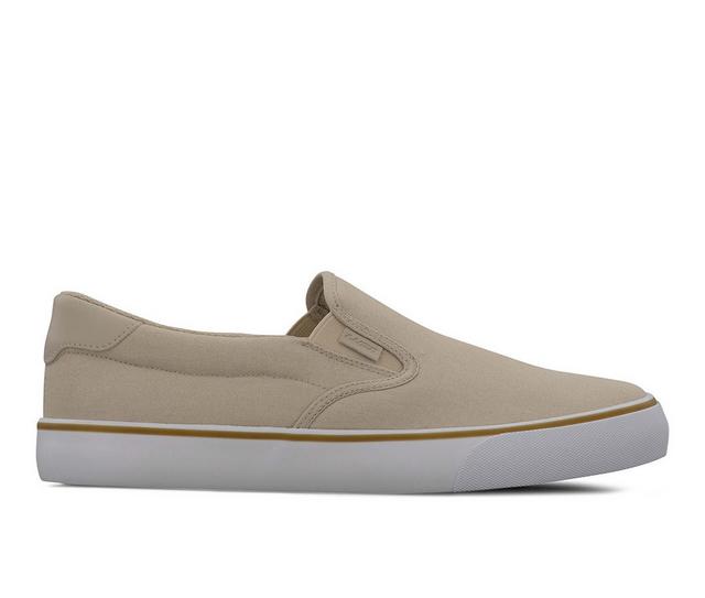 Women's Lugz Clipper Slip-On Sneakers in Tan/White/Gum color