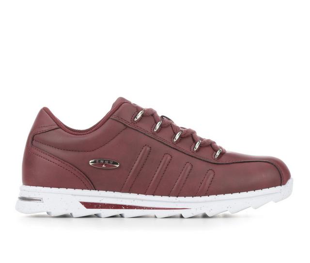 Men's Lugz Changeover II Splash Sneakers in Burgundy/White color