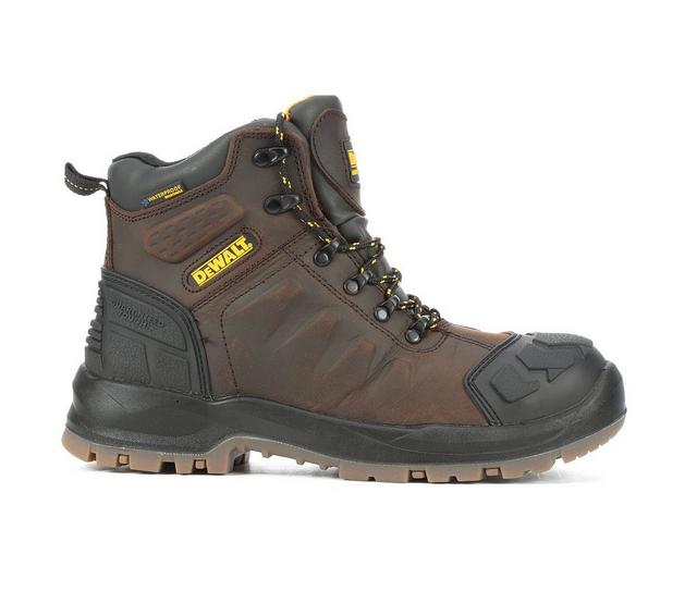 Men's DeWALT Hadley Mid Steel Toe Work Boots in Brown color