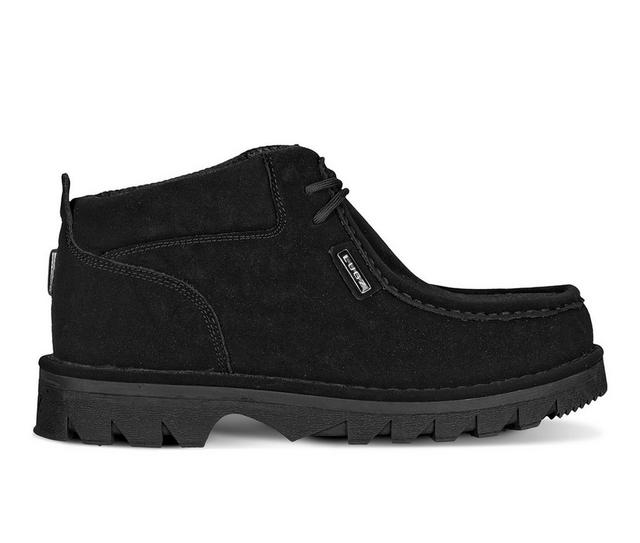 Men's Lugz Fringe Boots in Black color