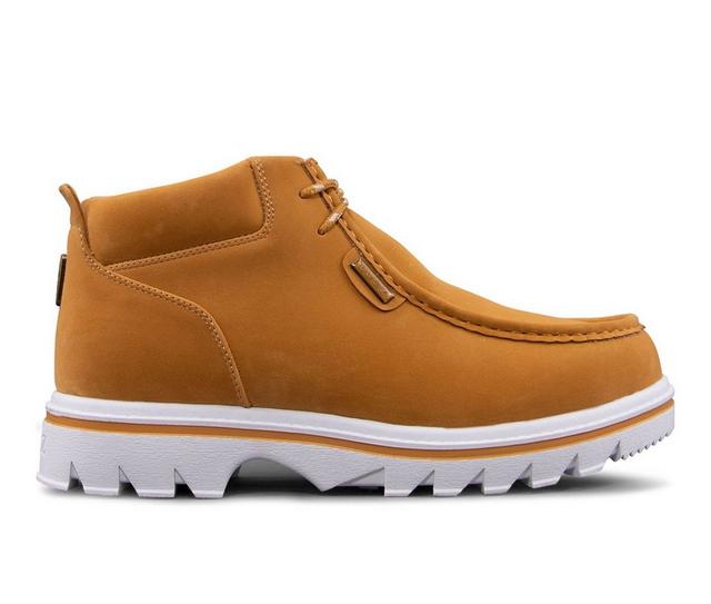 Men's Lugz Fringe Boots in Gldn Wheat/Whte color
