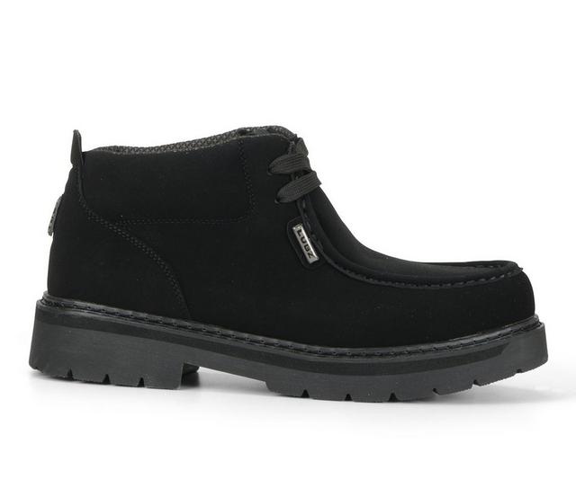 Men's Lugz Strutt LX Chukka Boots in Black color