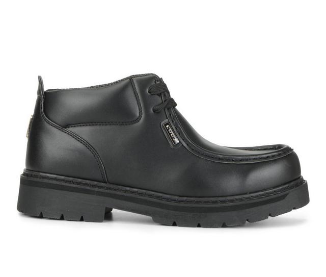 Men's Lugz Strutt LX Chukka Boots in Black II color
