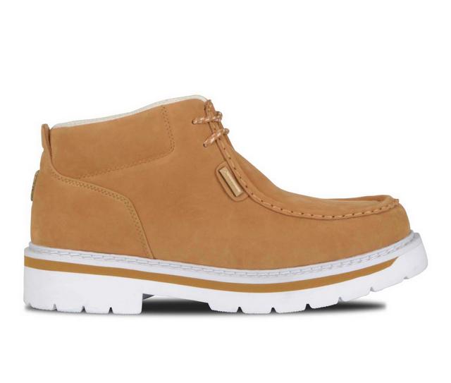 Men's Lugz Strutt LX Chukka Boots in Golden Wheat/Wh color