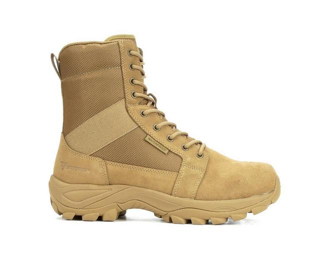 Men's Bates Fuse 8 Inch Waterproof Work Boots in Coyote color