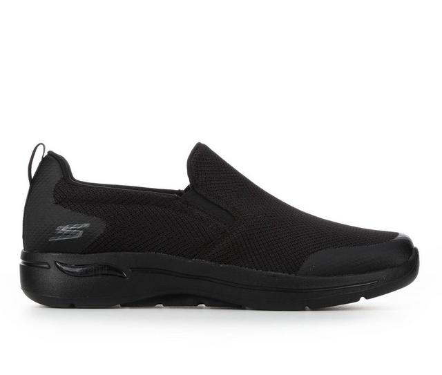 Men's Skechers Go Arch Fit 216121 Slip-On Sneakers in Black/Black color