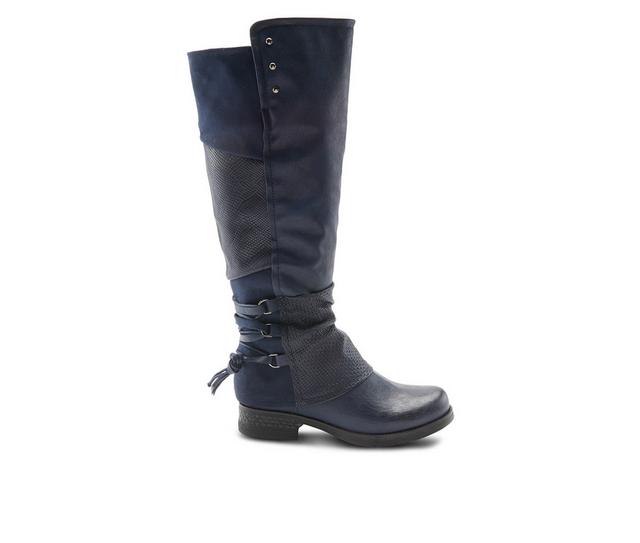 Women's Patrizia Maxie Knee High Boots in Navy color