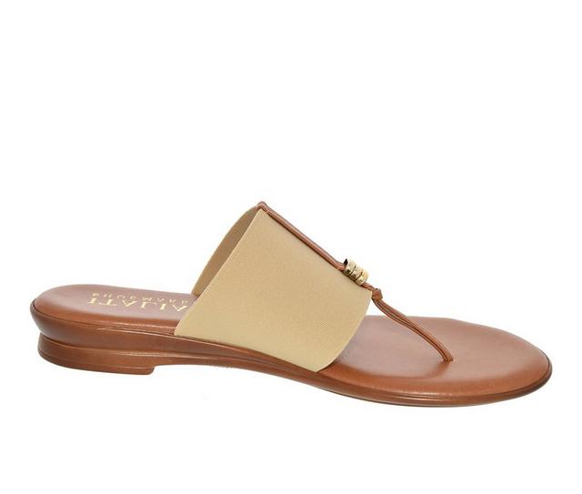 Women's Italian Shoemakers Afia Flip-Flops in Nude color