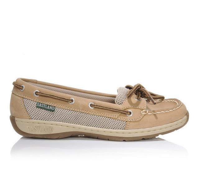 Women's Eastland Sunrise Boat Shoes in Tan color