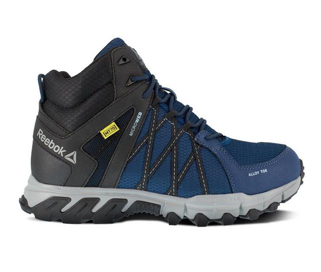 Men's REEBOK WORK Trailgrip 6"ST Work Boots in Navy/Black color