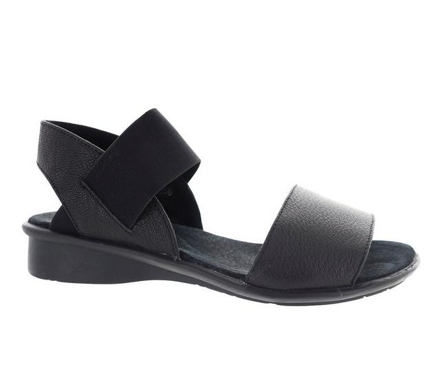Women's Bernie Mev Payton Sling Sandals in Black Elastic color