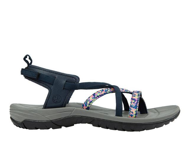 Women's Northside Covina Outdoor Sandals in Navy Multi color