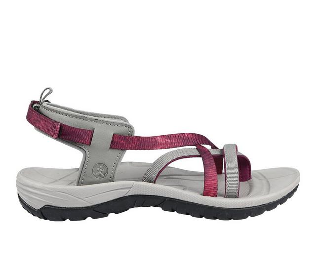Women's Northside Covina Outdoor Sandals in Berry-Rose color