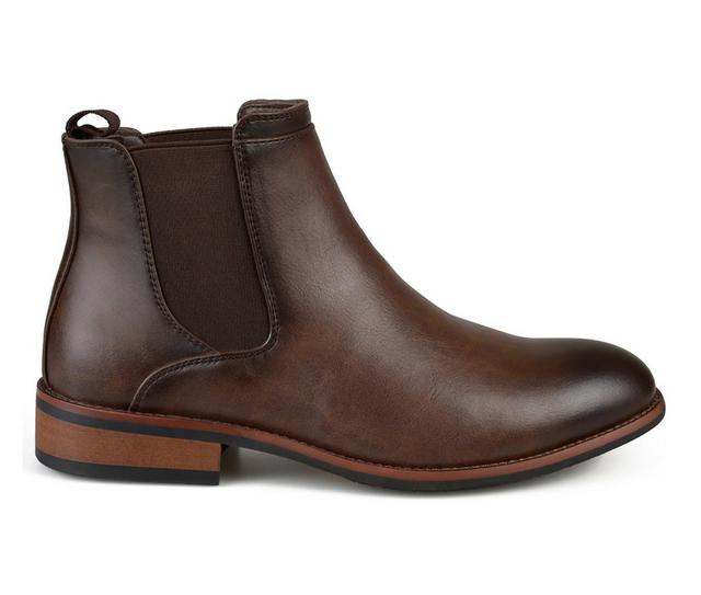 Men's Vance Co. Landon Chelsea Boots in Brown color