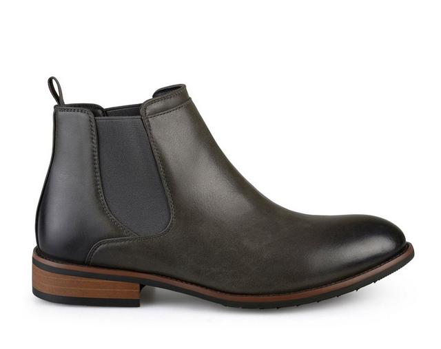 Men's Vance Co. Landon Chelsea Boots in Grey color