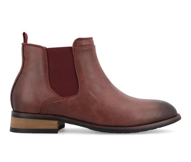 Men's Vance Co. Landon Chelsea Boots in Brick color