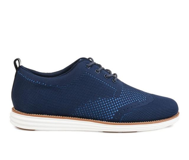 Men's Vance Co. Ezra Casual Oxfords in Blue color