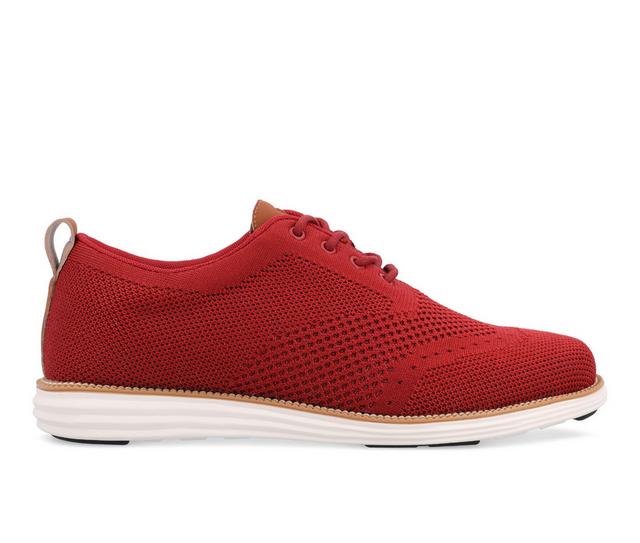Men's Vance Co. Ezra Casual Oxfords in Red color