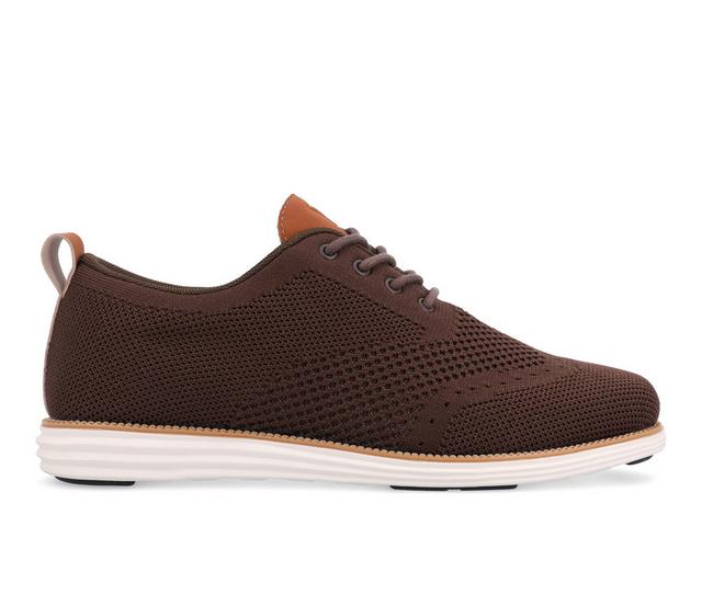Men's Vance Co. Ezra Casual Oxfords in Brown color