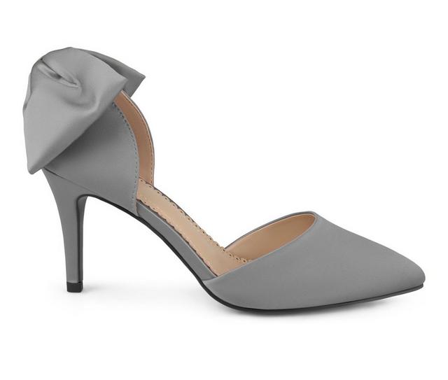 Women's Journee Collection Tanzi Pumps in Silver color