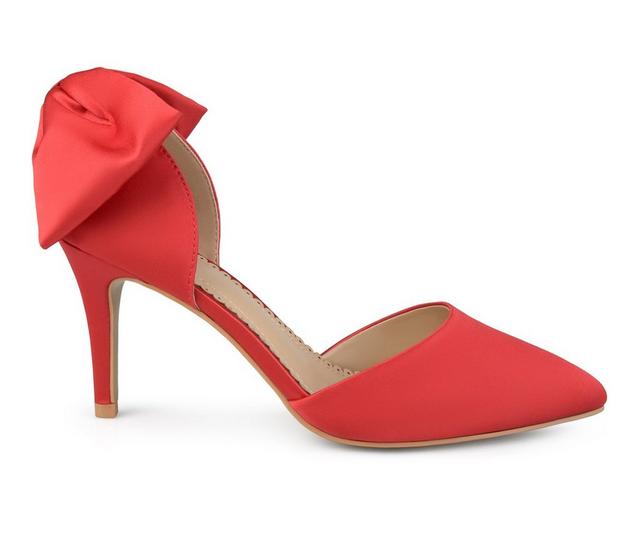 Women's Journee Collection Tanzi Pumps in Red color