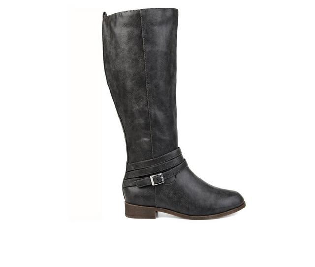 Women's Journee Collection Ivie Knee High Boots in Grey color