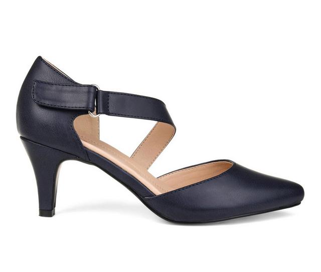 Women's Journee Collection Tillis Pumps in Blue color