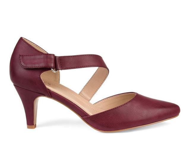 Women's Journee Collection Tillis Pumps in Red color