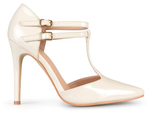 Women's Journee Collection Tru Pumps in Off White color