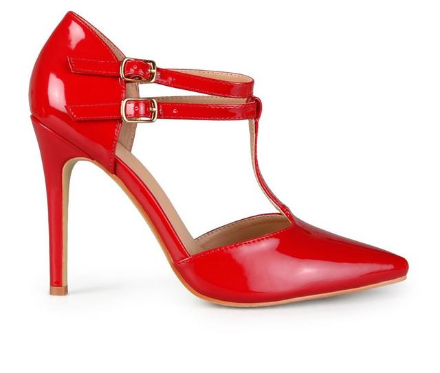 Women's Journee Collection Tru Pumps in Red color
