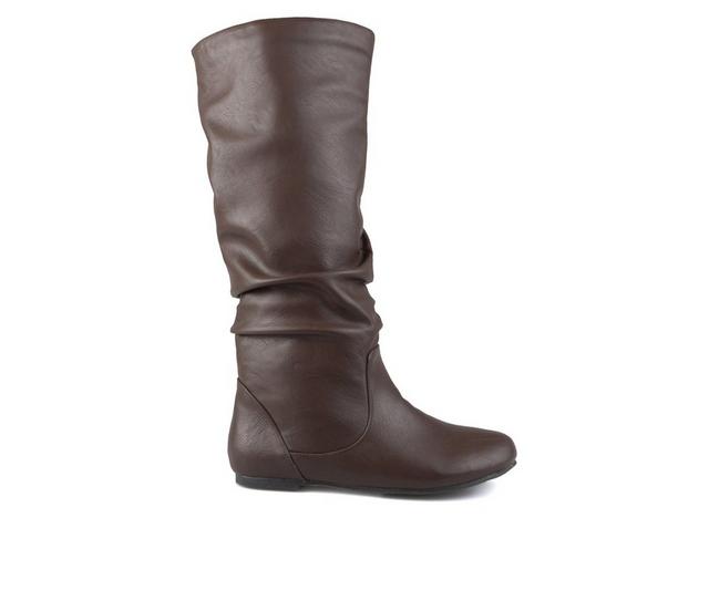 Women's Journee Collection Jayne Knee High Boots in Brown color