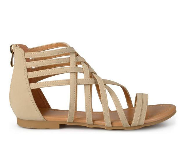 Women's Journee Collection Hanni Sandals in Nude color