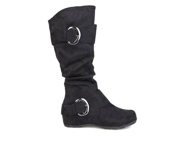 Women's Journee Collection Jester Knee High Boots in Black color